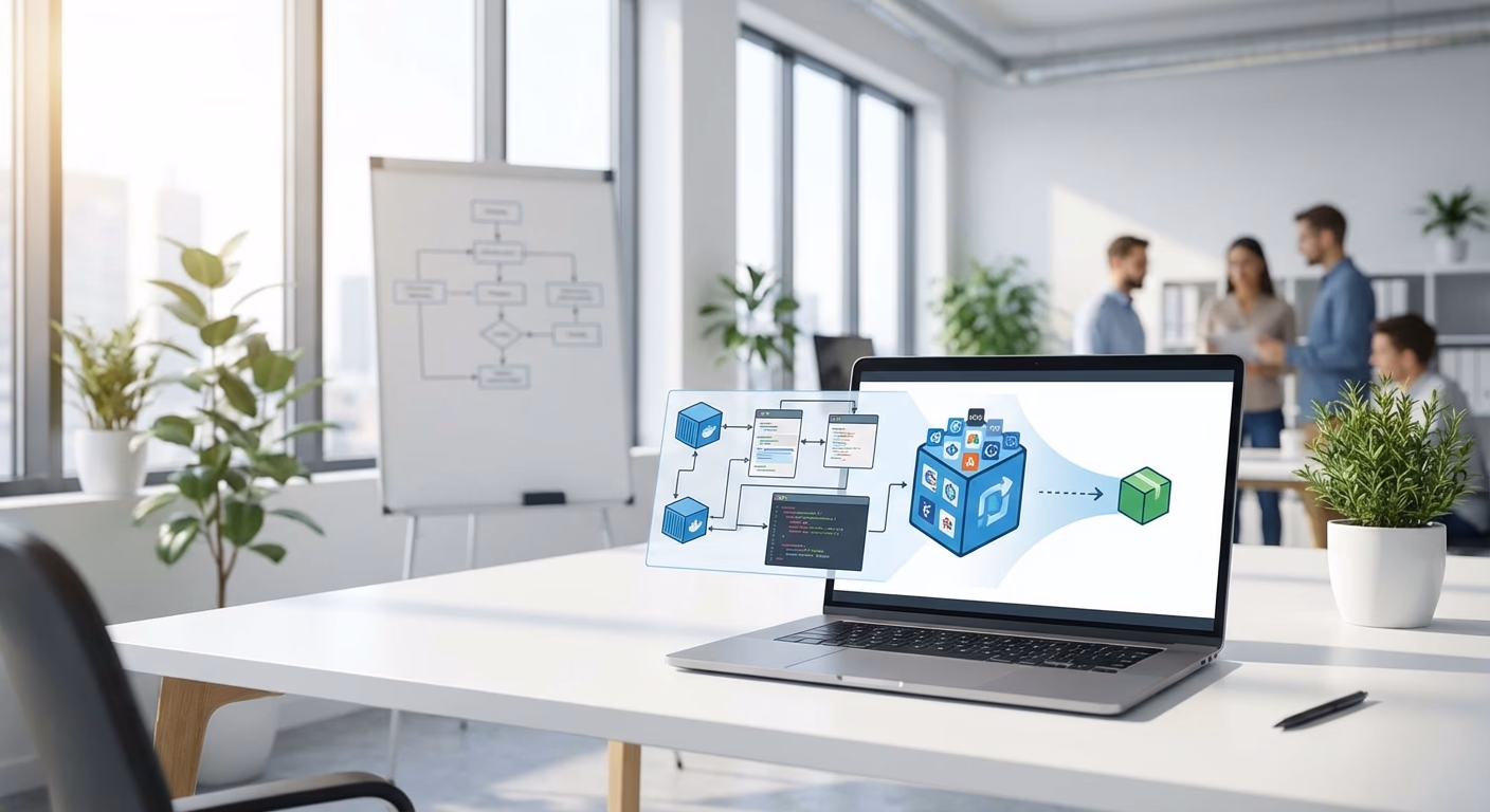 Docker multi-stage build optimization guide cover