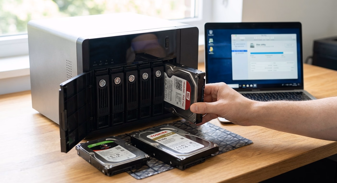 NAS 하드 추천 2026: WD Red Plus, Seagate IronWolf, Toshiba N300 비교와 CMR SMR 구분